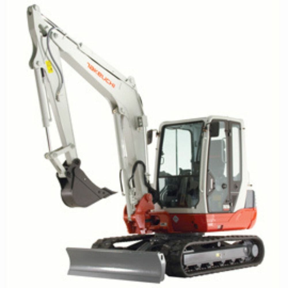 5 ton digger in action